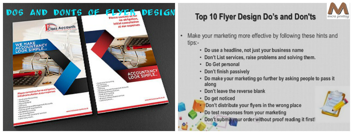 Dos and Don’ts of Flyer Design