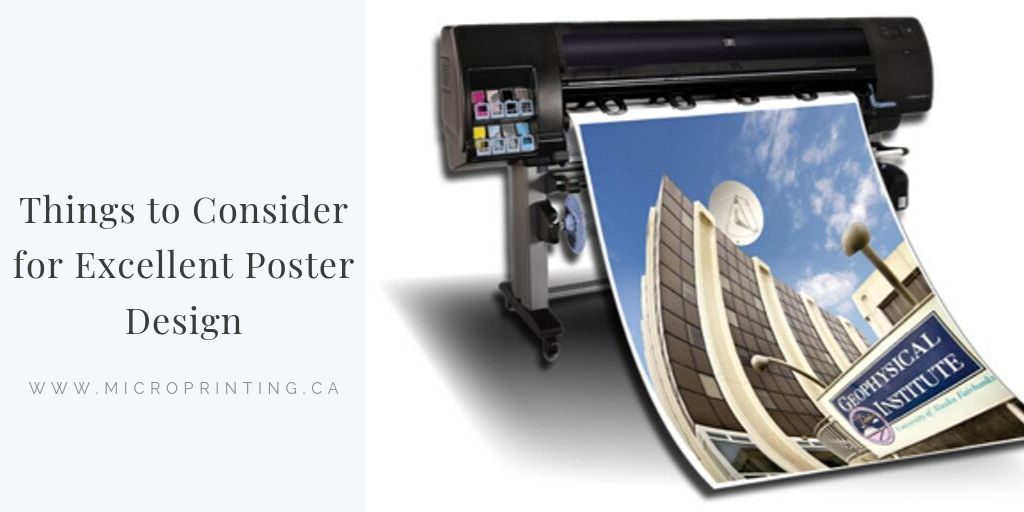Important Things to Remember When Designing and Printing a Poster