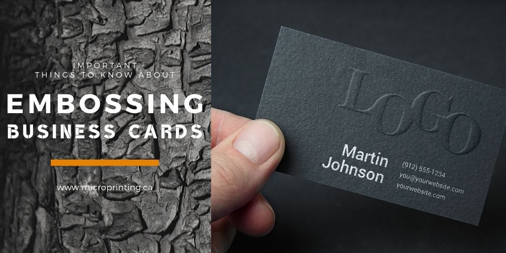 Embossing Business Cards