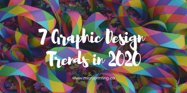7 Graphic Design Trends in 2020 | Microprinting