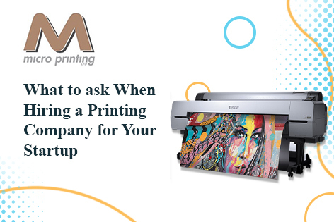 Printing in Toronto: Ask These Questions When Hiring a Printing Company for Your Startup