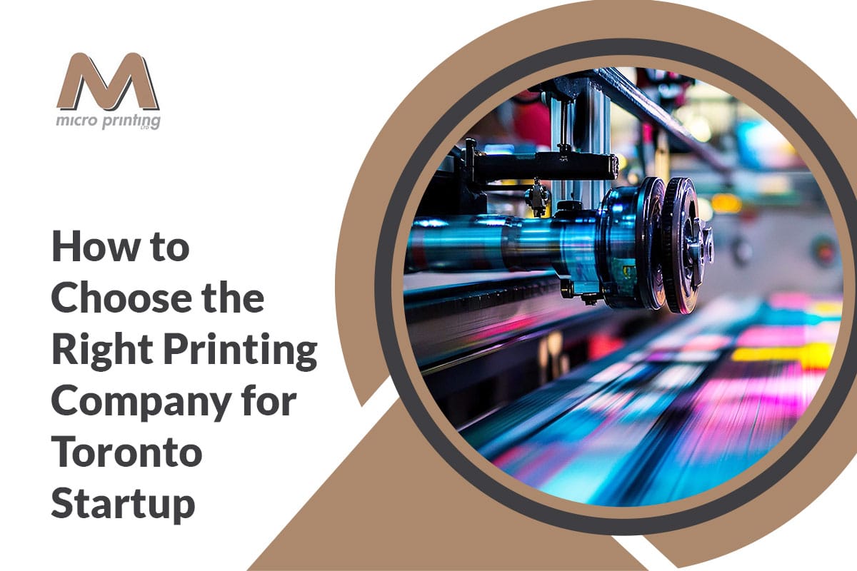 Printing Company for Toronto Startup